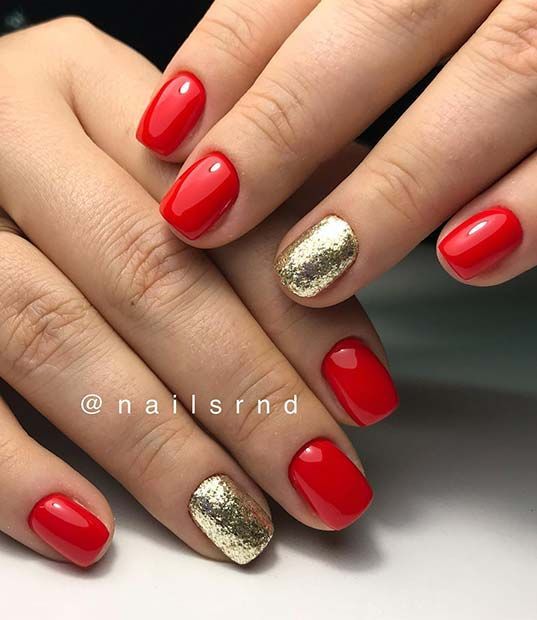 Trendy Red Nails Summer Ideas