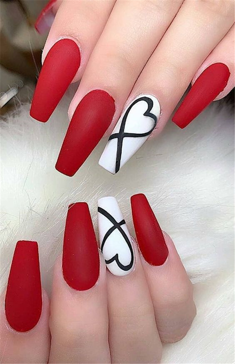 Trendy Red Nails Summer Ideas