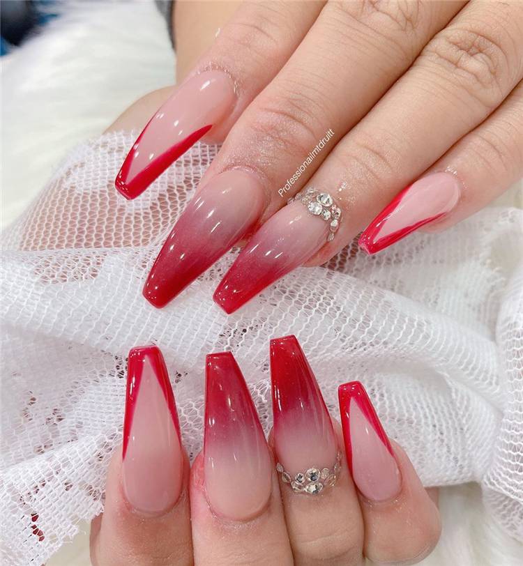 Trendy Red Nails Summer Ideas