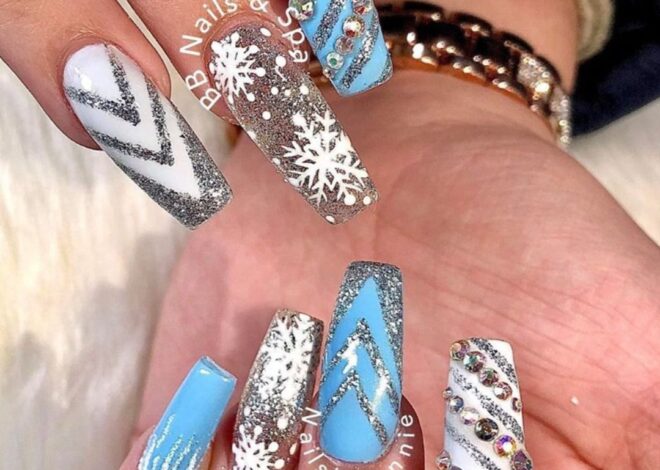 Icy Winter Nails Ideas