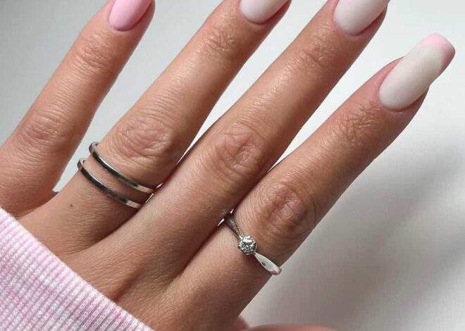 Elegant Pink And White Nails Ideas