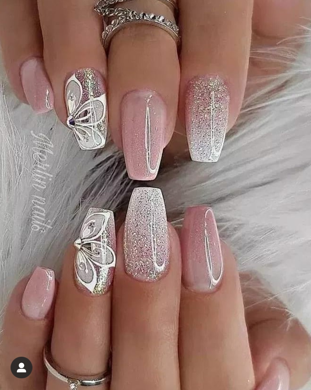 Shimmering Pearl Nails Ideas - NailsFlip