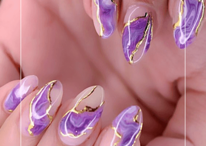 Sophisticated Amethyst Nails Ideas