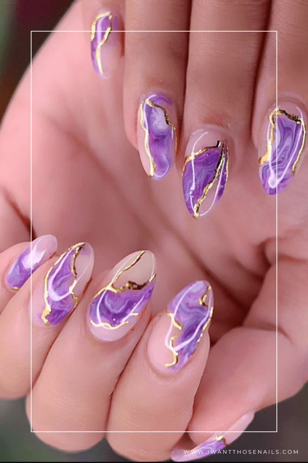 Sophisticated Amethyst Nails Ideas