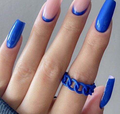 Electric Blue Nails Ideas