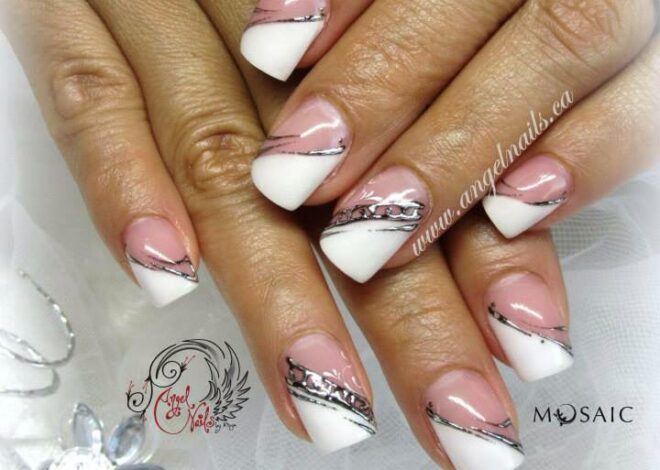 Modern Asymmetrical Design Nails Ideas