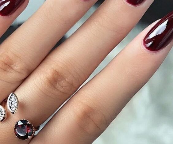 Sophisticated Wine Red Nails Ideas