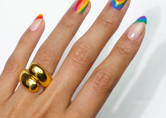 Playful Rainbow Nails Ideas