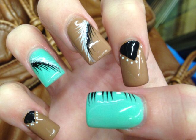 Boho Feathers And Arrows Nails Ideas