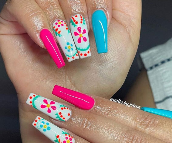 Vibrant Fiesta Nails Ideas