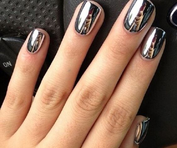 Metallic Chrome Nails Ideas