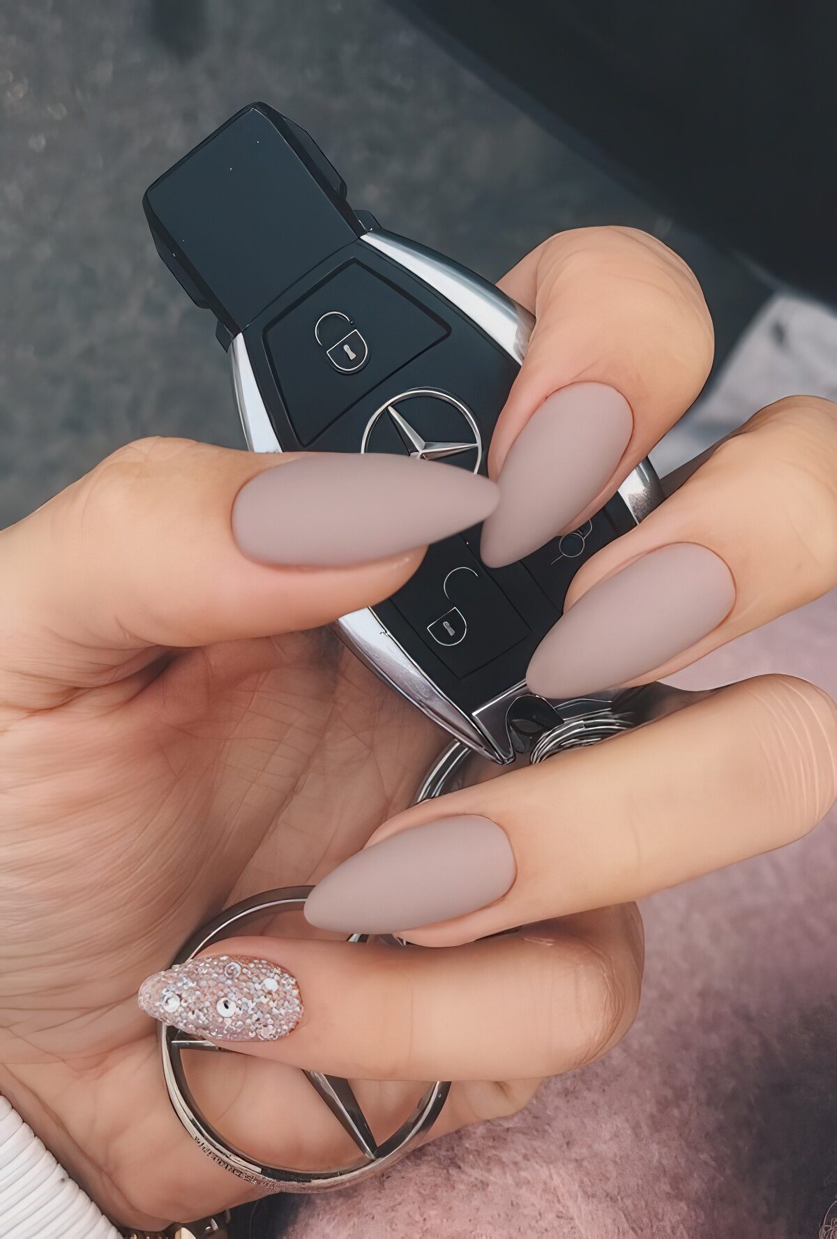 Bold Matte Finish Nails Ideas