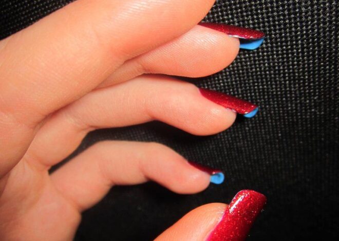 Sophisticated Ruby Nails Ideas