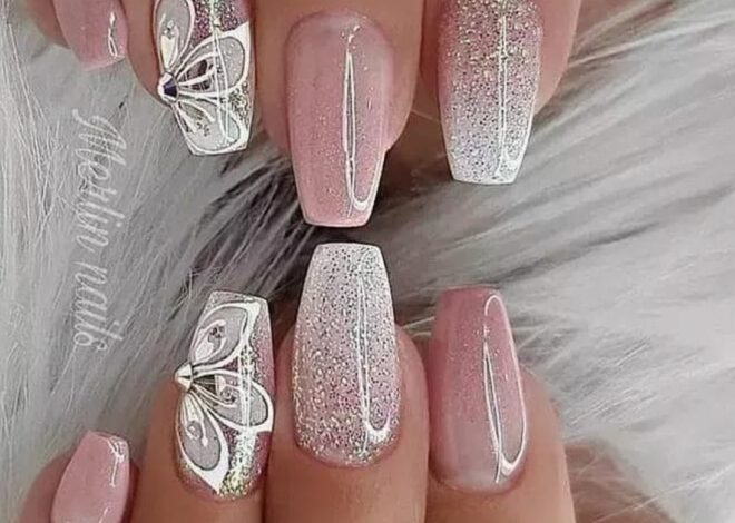 Glamorous Shimmering Silver Nails Ideas