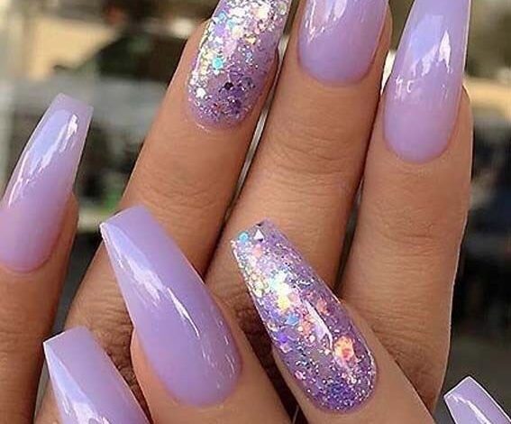 Elegant Soft Lavender Nails Ideas