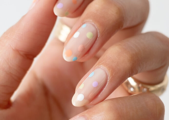 Pastel Polka Dot Nails Ideas