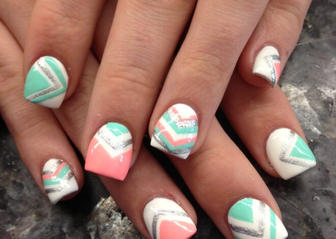 Chic Chevron Patterns Nails Ideas