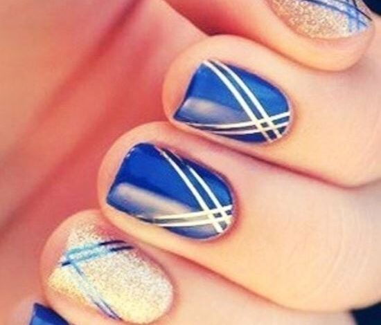 Bold Colorful Stripes Nails Ideas