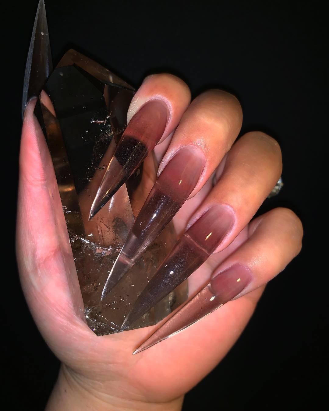 Sophisticated Smoky Quartz Nails Ideas