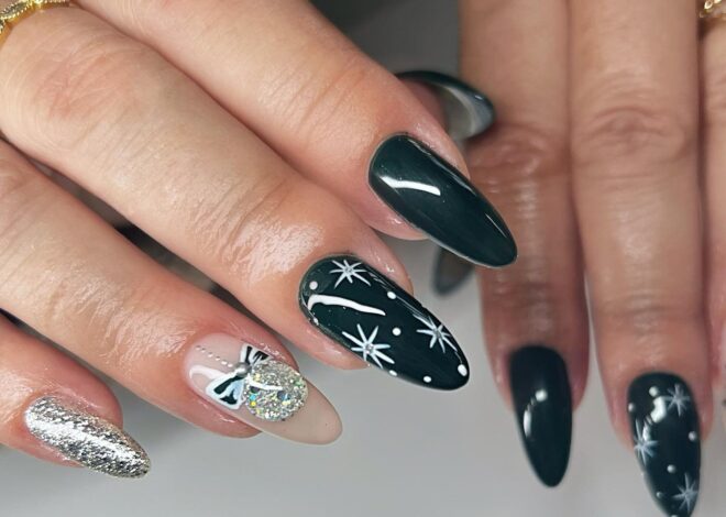 Frosty Winter Nails Ideas