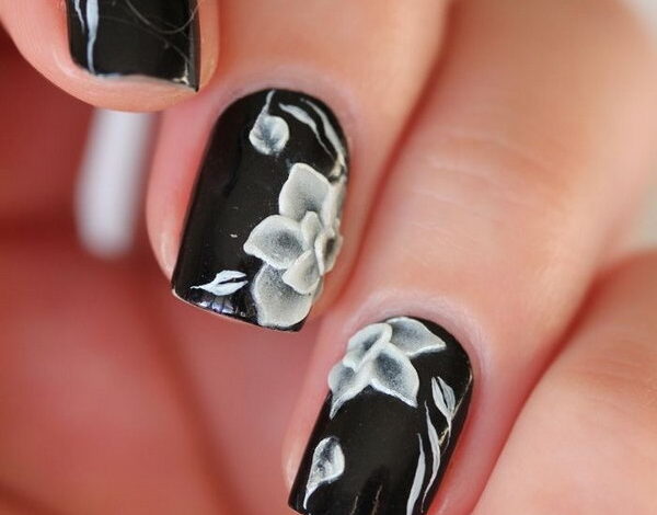 Bold Black And White Patterns Nails Ideas