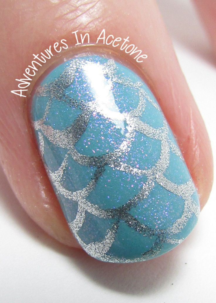 Mermaid Scales Nails Ideas