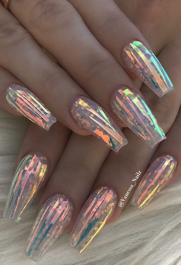 Chic Holographic Nails Ideas