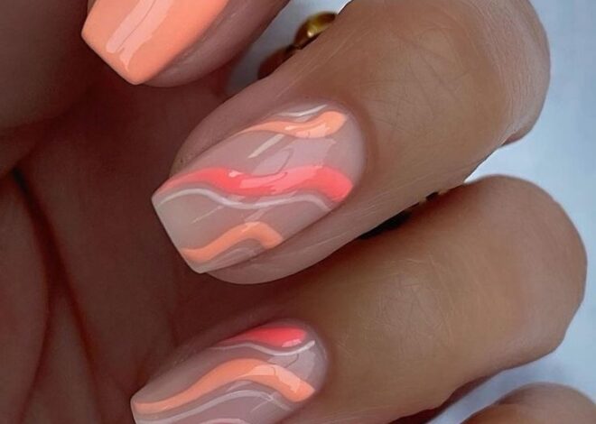 Elegant Coral Nails Ideas