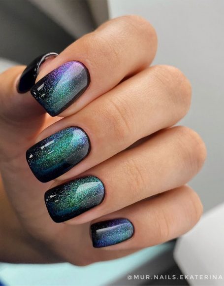 Cosmic Stardust Nails Ideas