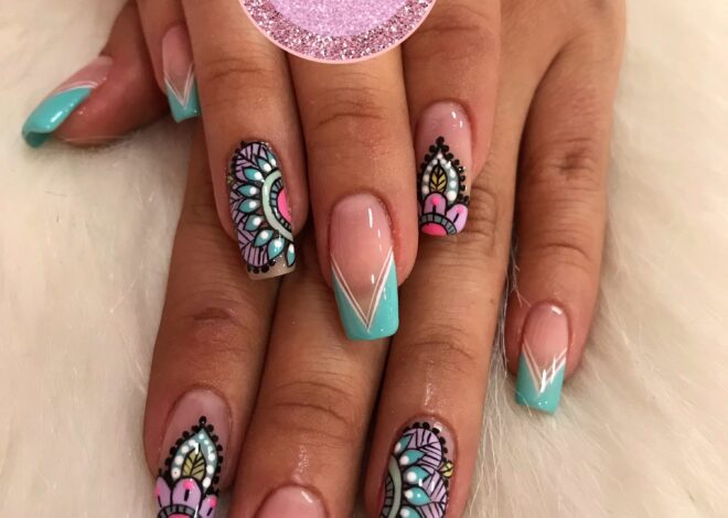 Boho Mandala Nails Ideas