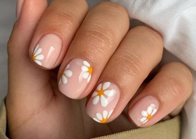 Boho Floral Nails Ideas