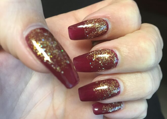 Sophisticated Garnet Nails Ideas