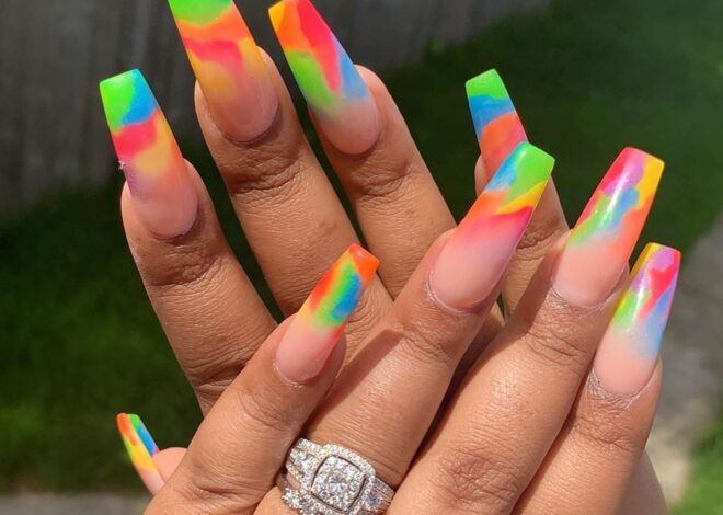 Trendy Tie-Dye Nails Ideas