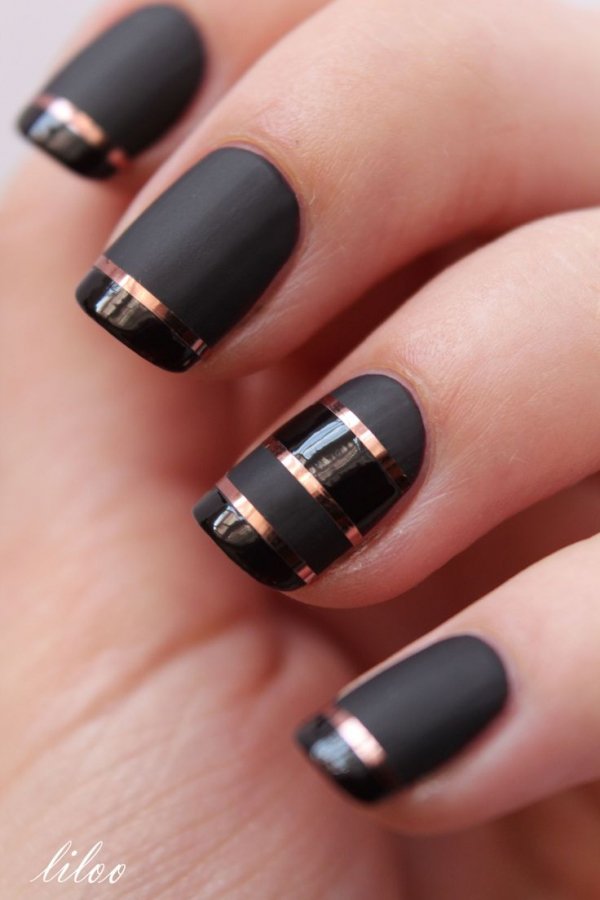 Chic Striped Nails Ideas