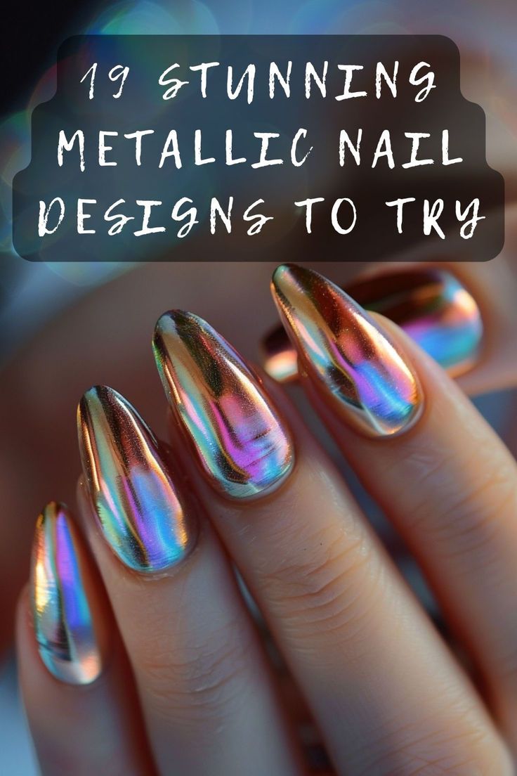 Chic Metallic Nails Ideas