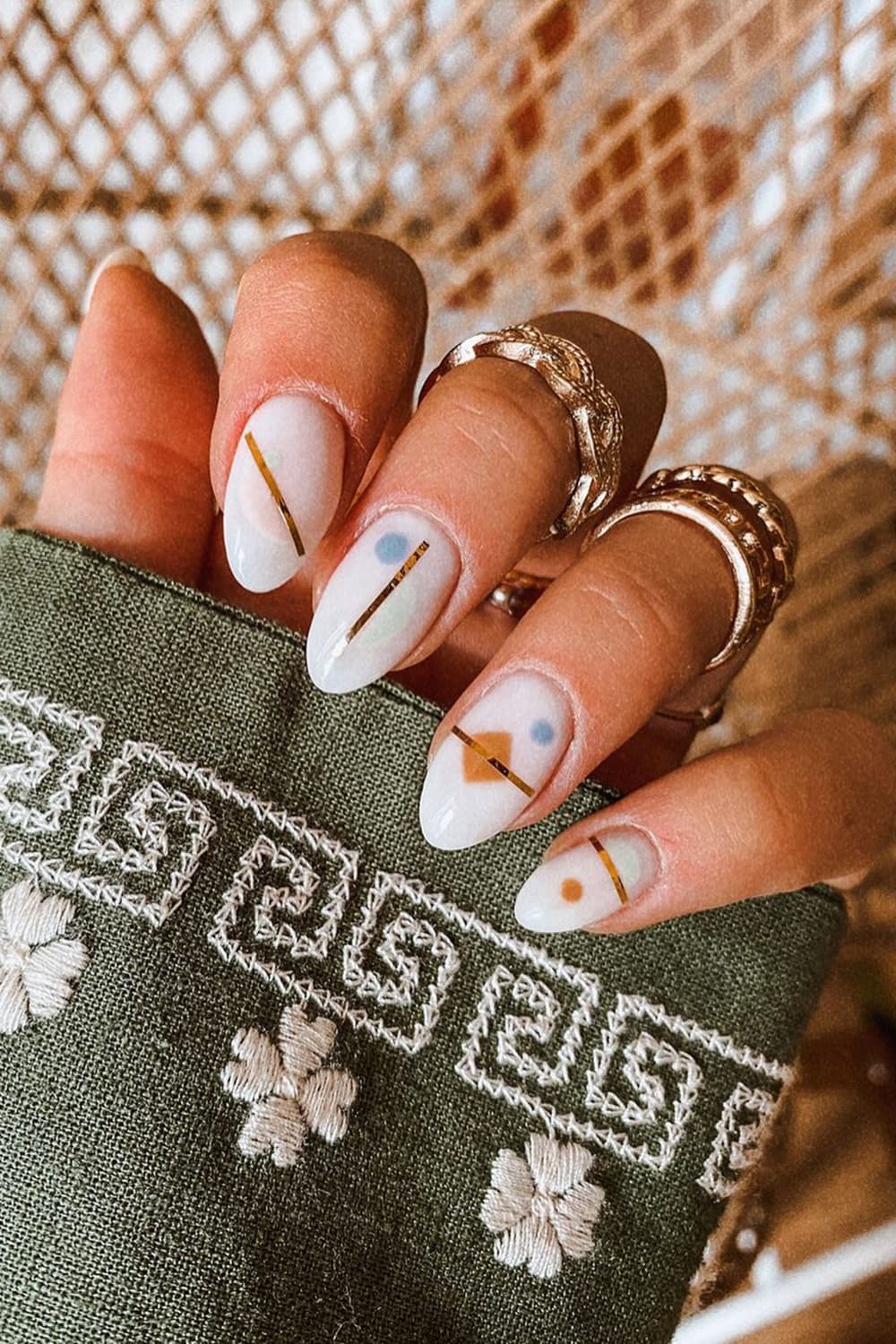 Boho Beaded Nails Ideas