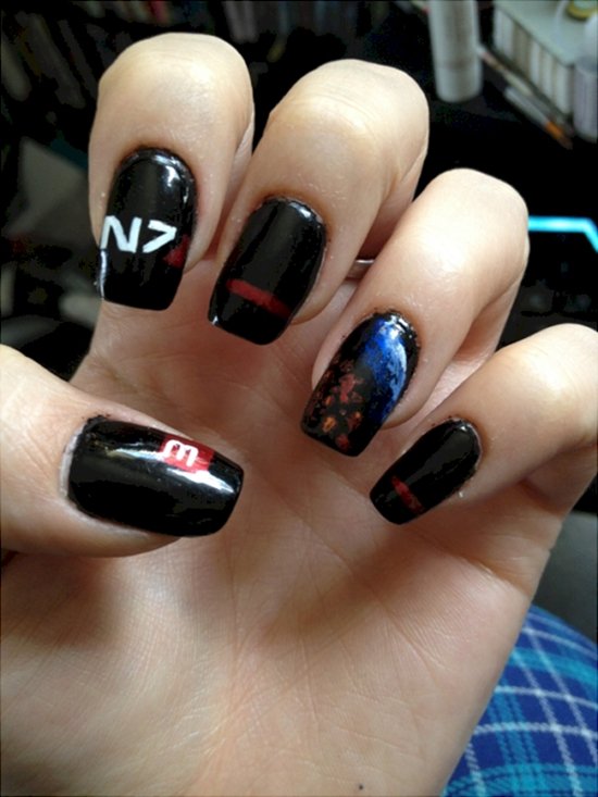 Retro Video Game Nails Ideas